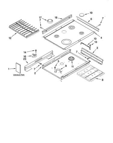 Cooktop parts