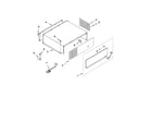 KitchenAid KBFC42FSS00 top grille and unit cover parts diagram