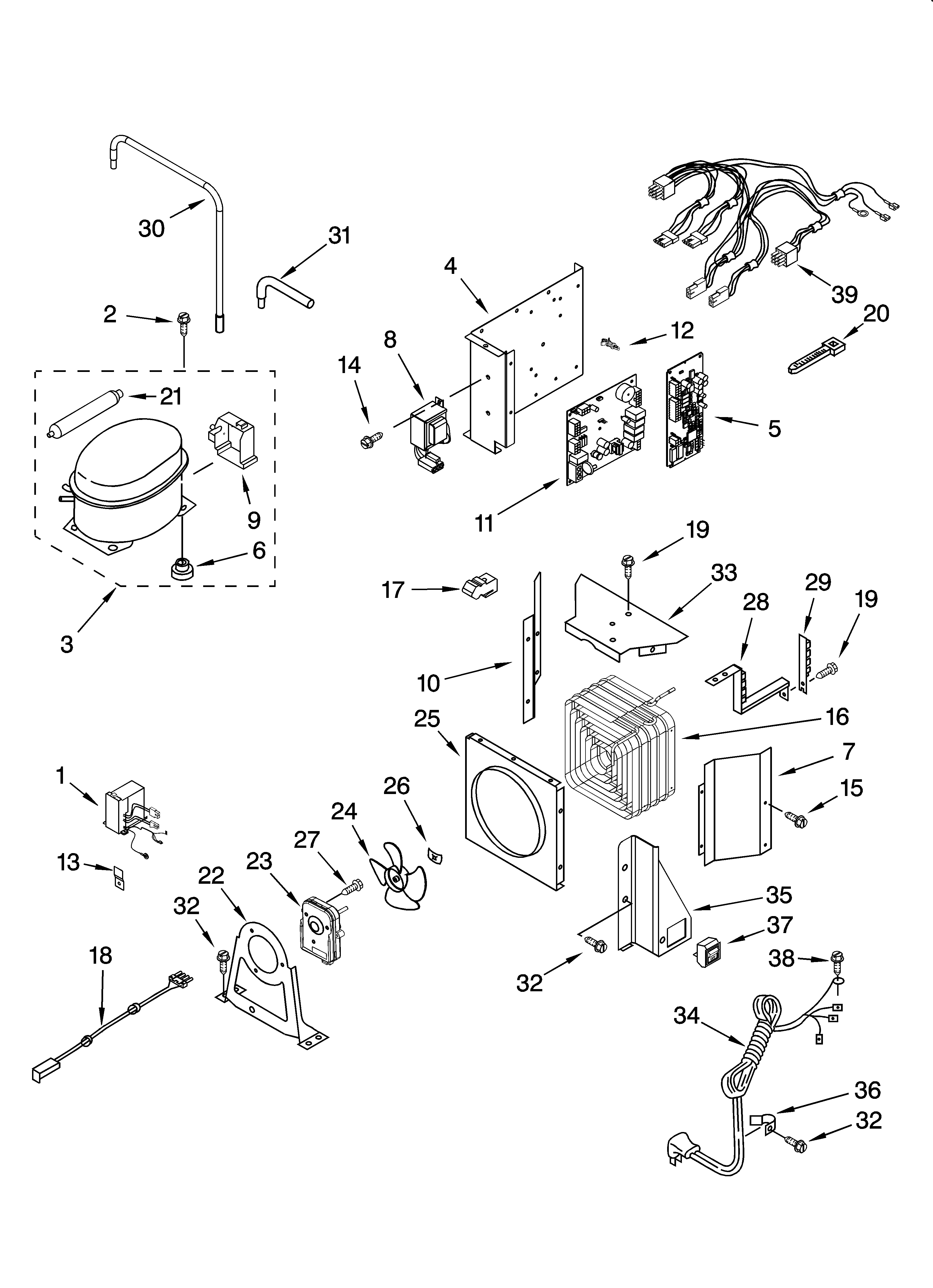 Upper unit parts