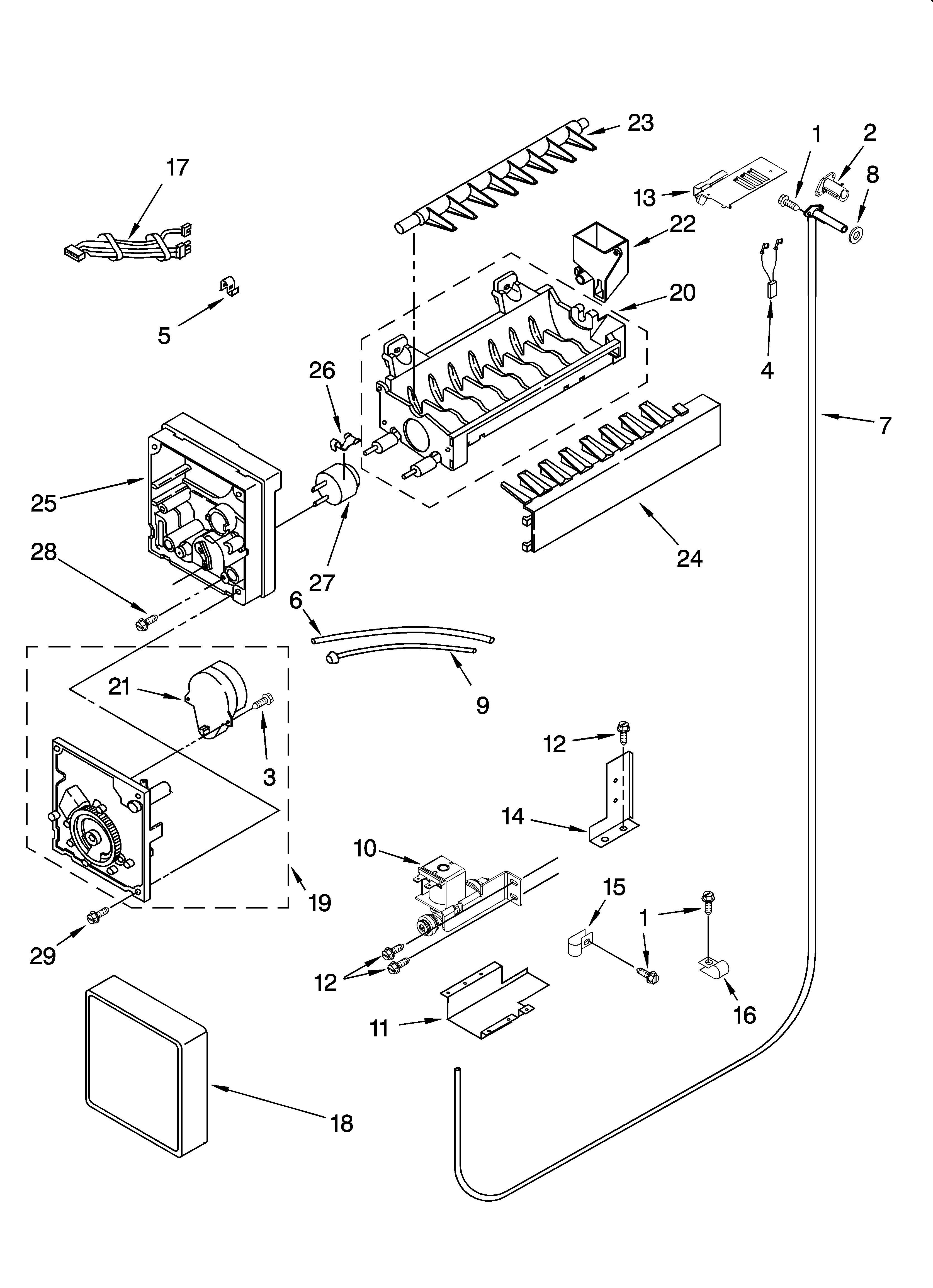 Icemaker parts