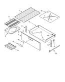 Drawer & broiler parts, optional parts (not included)