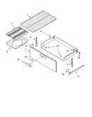 Drawer & broiler parts, optional parts