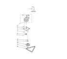 KitchenAid KFCP02IRWH1 motor and drive parts diagram