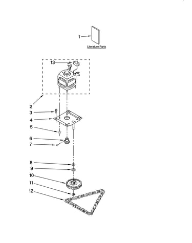 Motor and drive parts