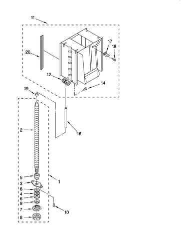 Powerscrew and ram parts