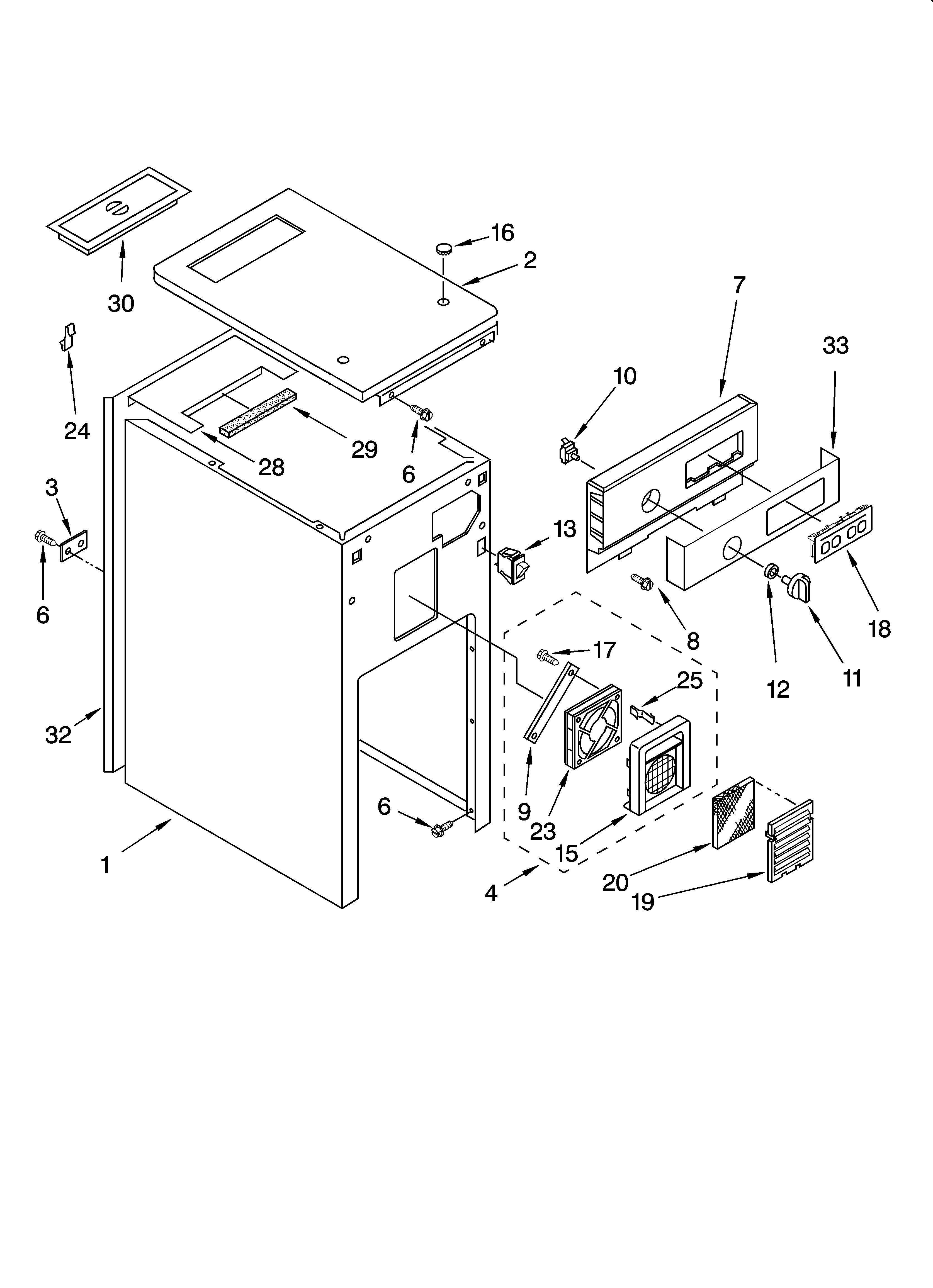 Panel and control parts