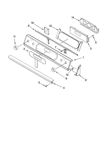 Control panel parts