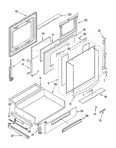Door and drawer parts