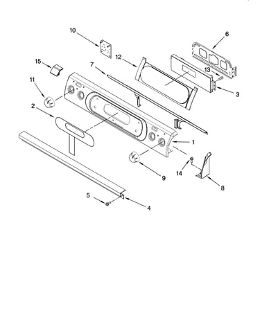 Control panel parts, optional parts
