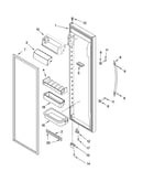 Refrigerator door parts