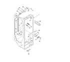 KitchenAid KSCS25MSMS00 refrigerator liner parts diagram