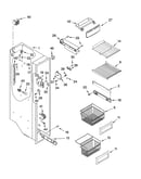 Freezer liner parts