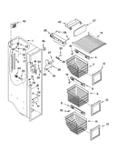 Freezer liner parts