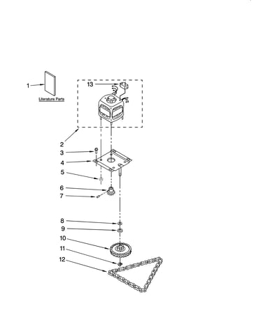 Motor and drive parts