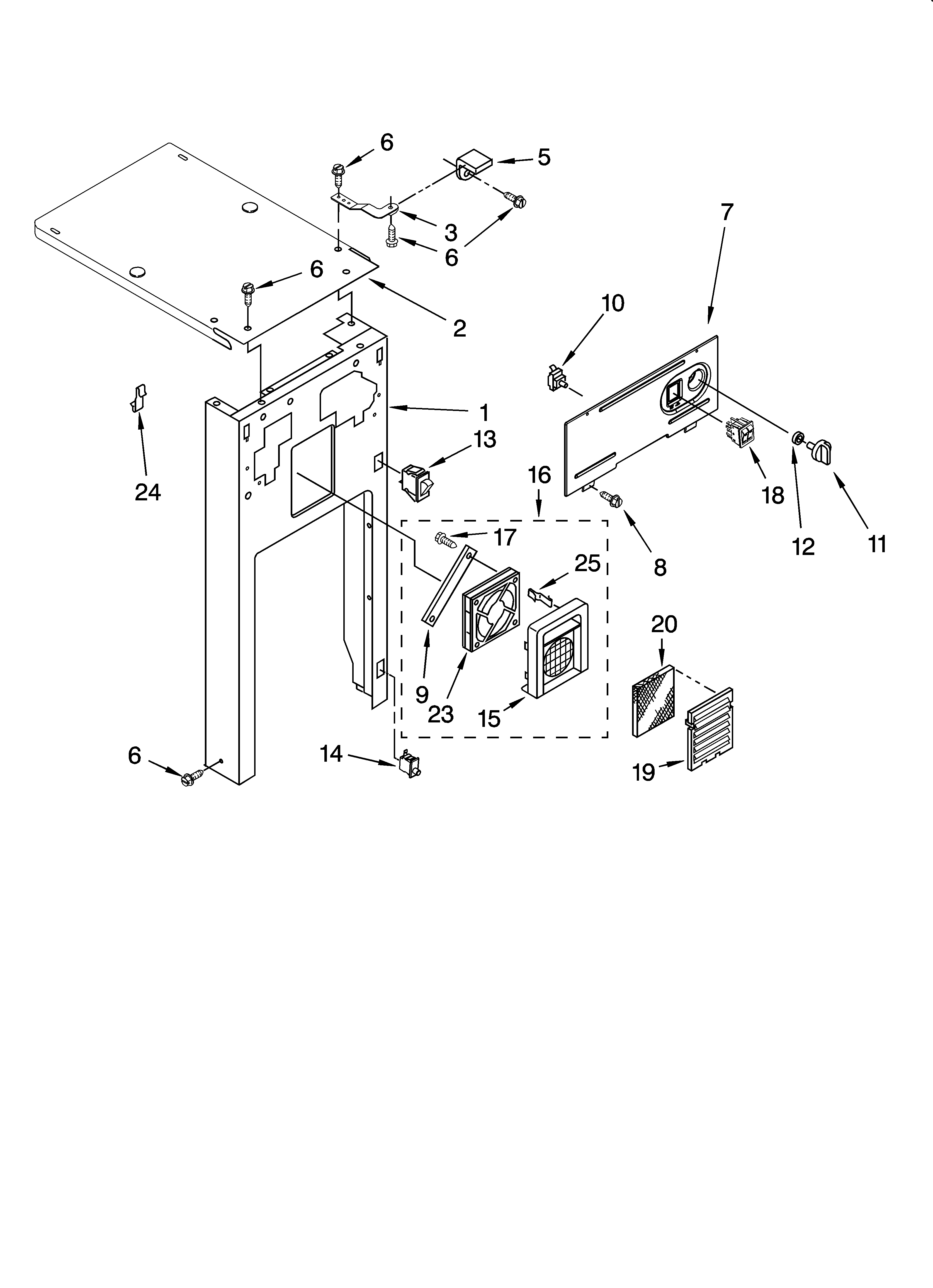 Panel and control parts