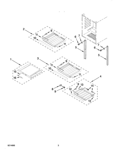 Shelf parts