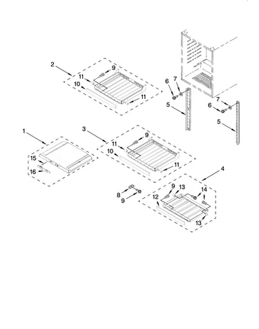 Shelf parts