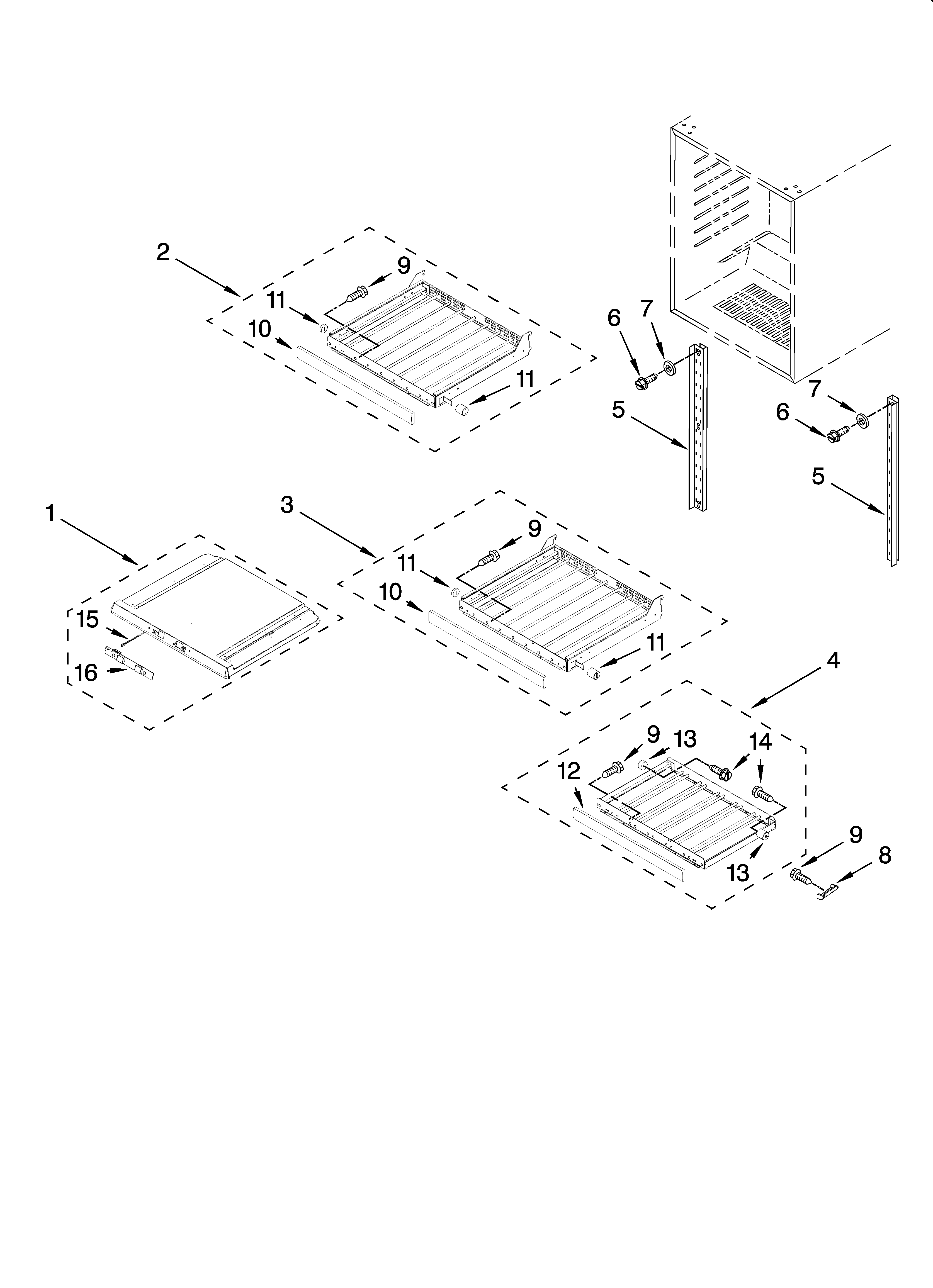 Shelf parts