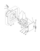 Dryer front panel and door parts