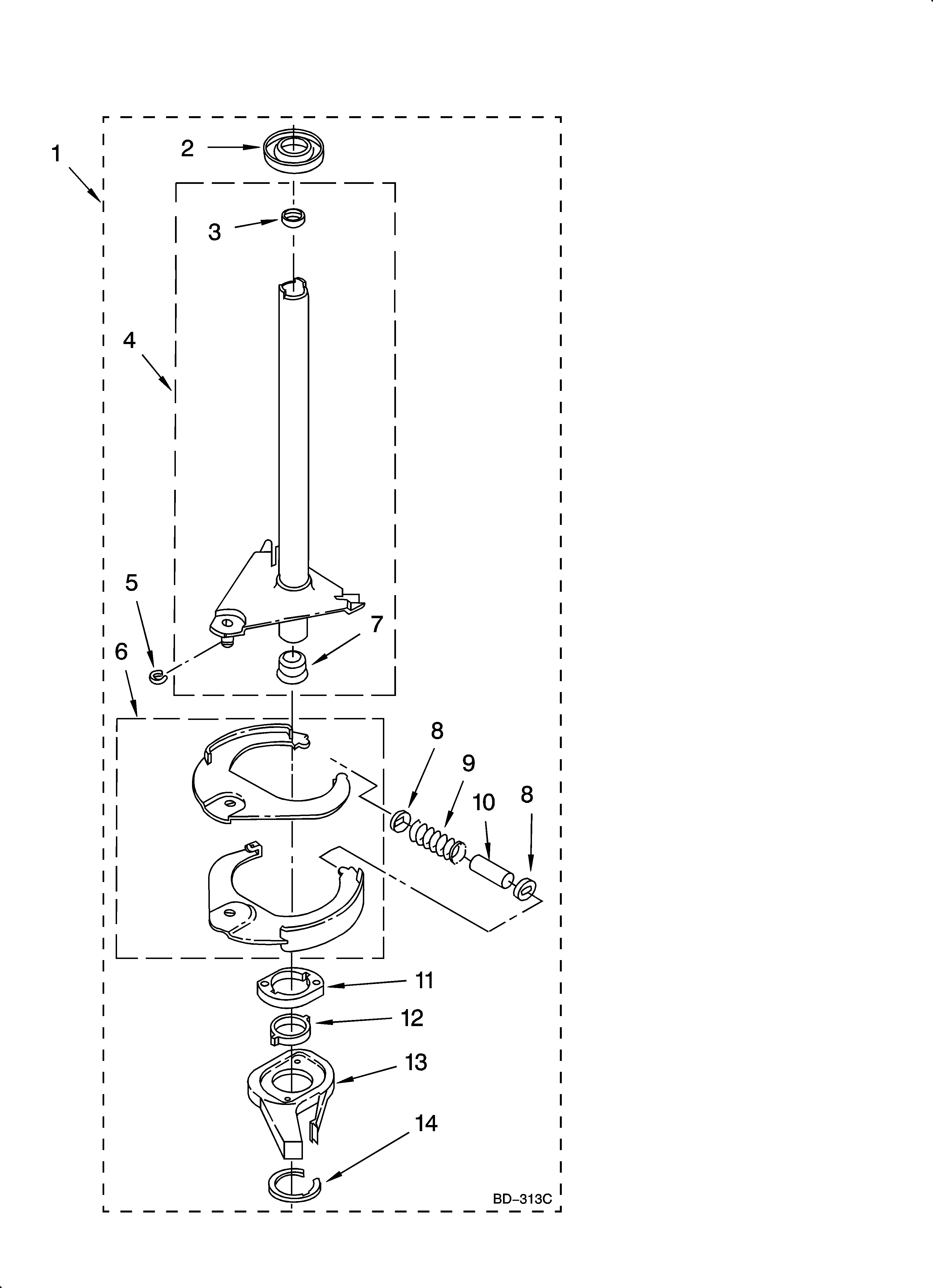 BRAKE AND DRIVE TUBE PARTS
