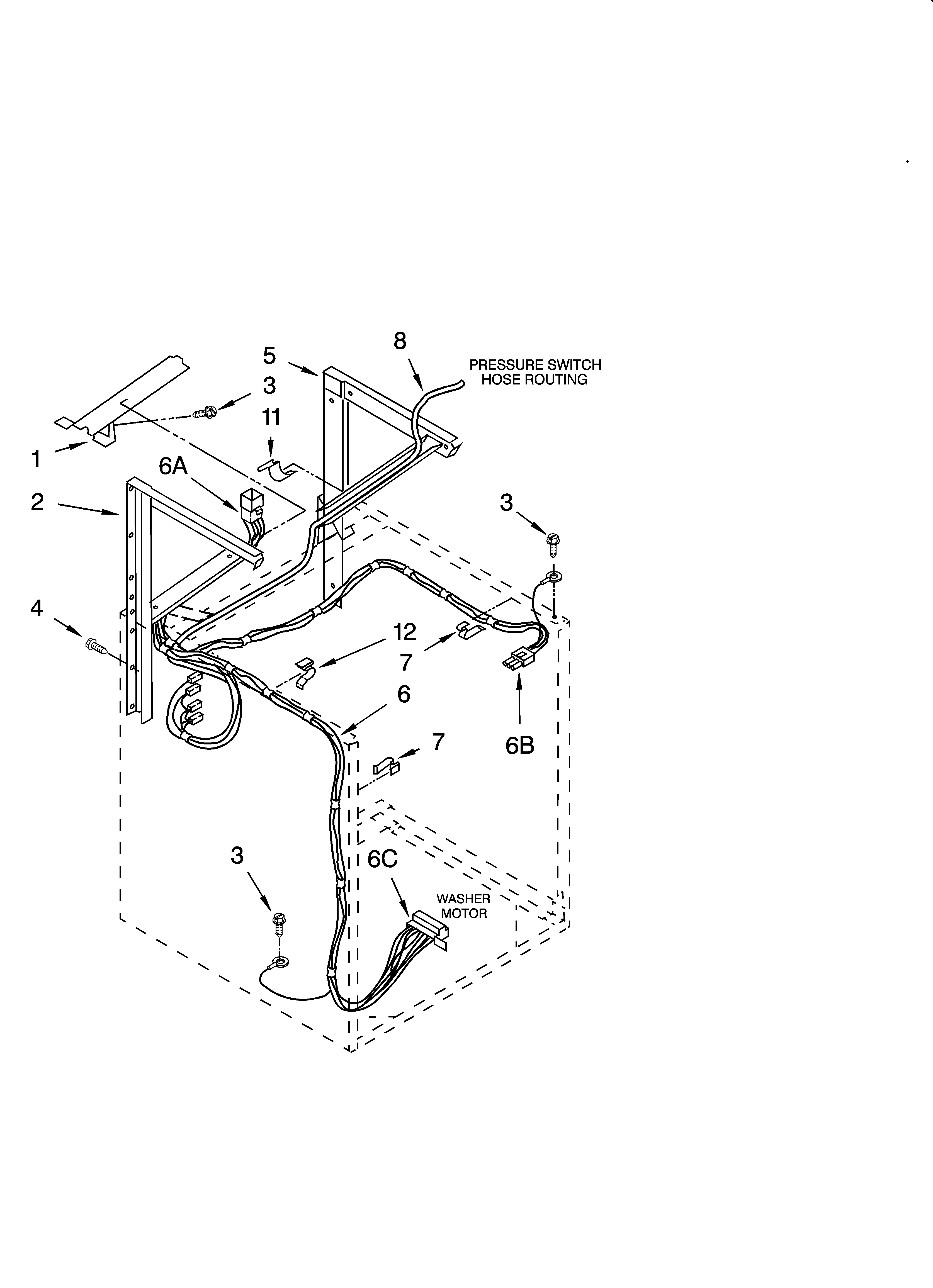 Dryer support and washer parts