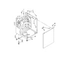 Whirlpool LTG5243DT5 washer cabinet parts diagram
