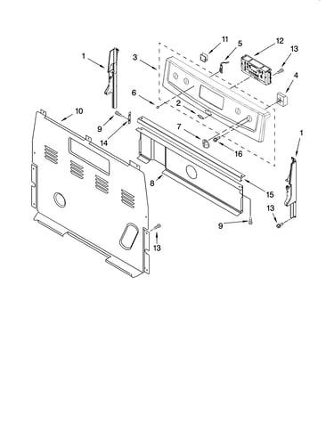 Control panel parts