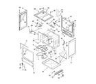 Whirlpool RF260BXSW0 chassis parts diagram