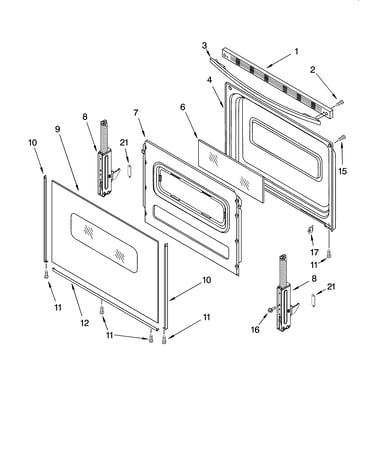 Door parts, optional parts