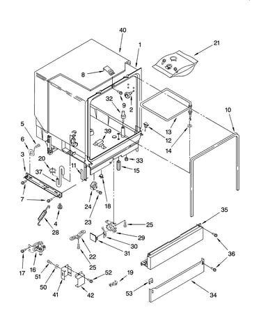 Tub assembly parts