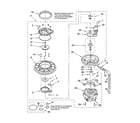 Roper RUD6000PB2 pump and motor parts diagram