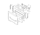 Whirlpool SF368LEPW3 control panel parts diagram