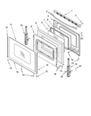 Door parts, optional parts (not included)