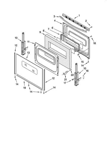 Door parts, optional parts (not included)