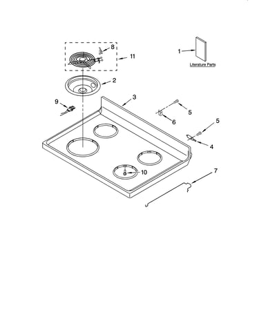 Cooktop parts