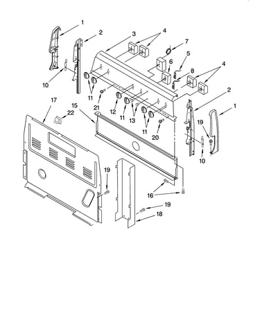 Control panel parts