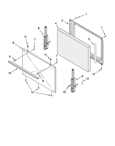 Door parts, optional parts (not included)