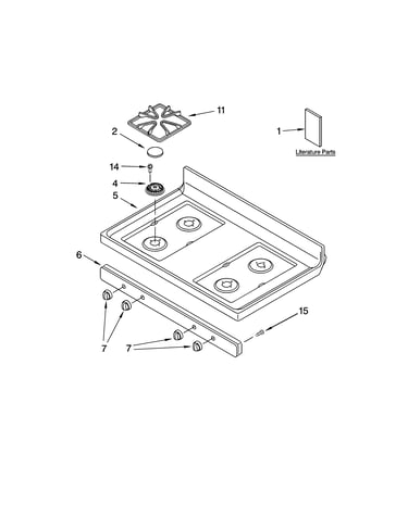 Cooktop parts