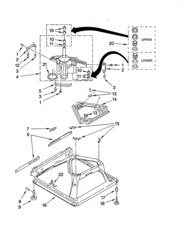 Machine base parts