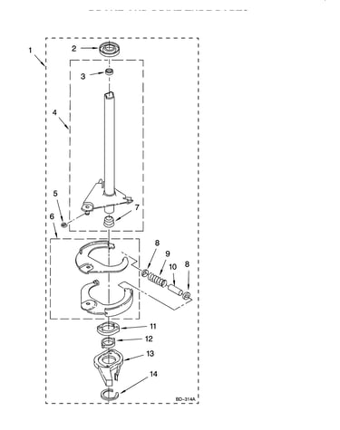 Brake and drive tube parts