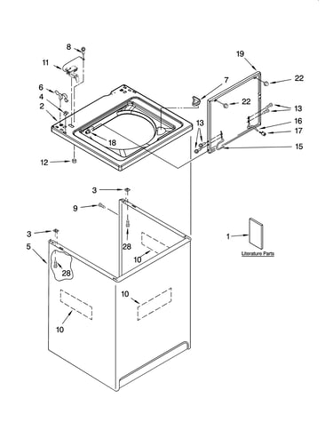 Top and cabinet parts