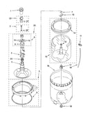 Agitator, basket and tub parts
