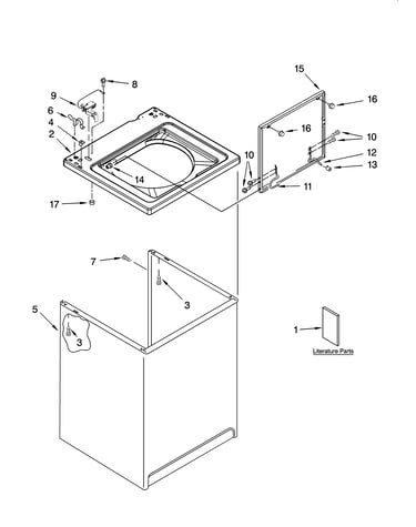 Top and cabinet parts