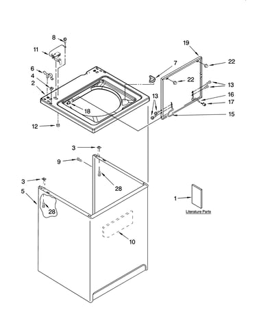 Top and cabinet parts