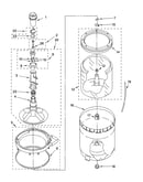 Agitator, basket and tub parts