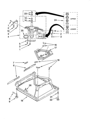 Machine base parts