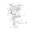 KitchenAid KP26M1XDP4 case, gearing and planetary unit diagram