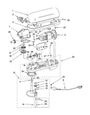 Case, gearing and planetary unit