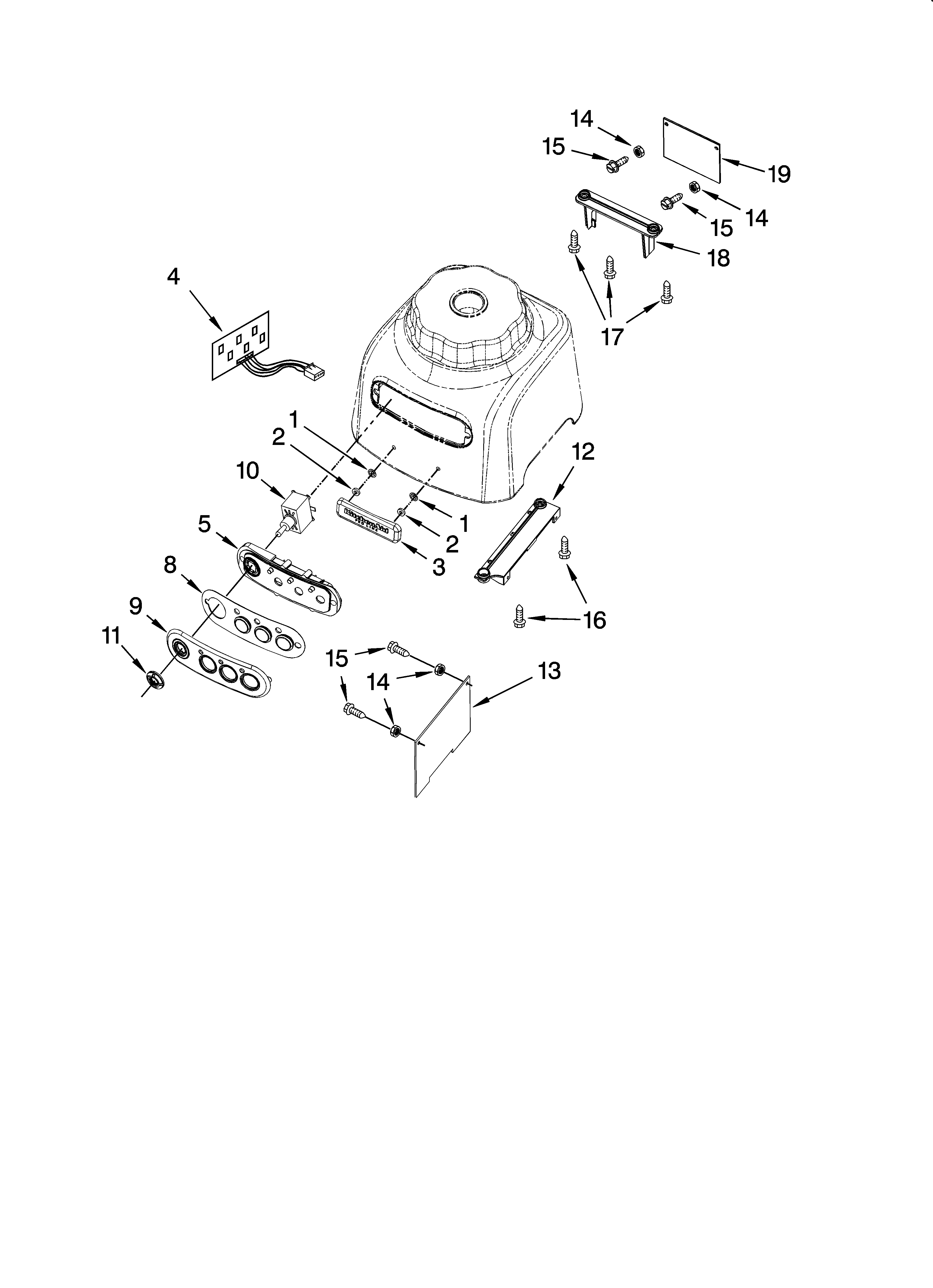 Escutcheon and control parts