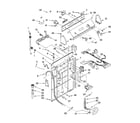 Whirlpool 4PGSC9455JQ3 controls and rear panel parts diagram